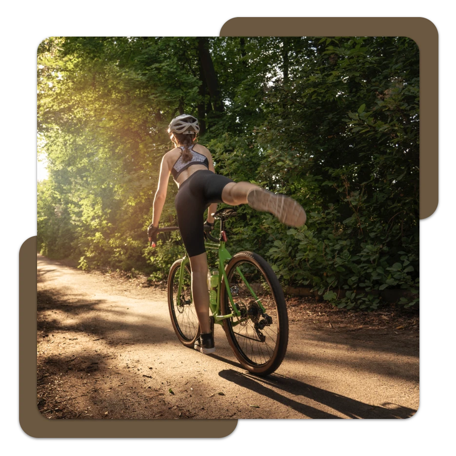 Катание на велосипедах. Агроусадьба "Старый Хутор". Белорусское Полесье