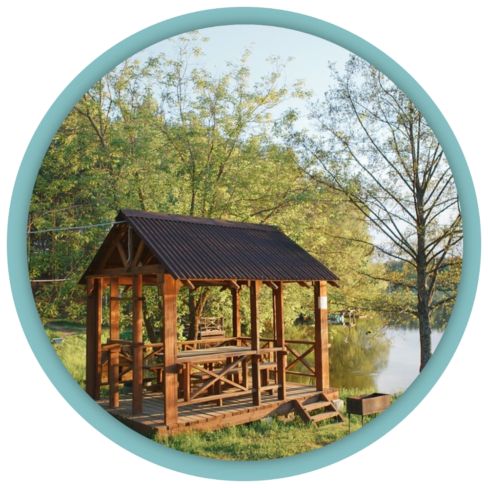 Беседки в агроусадьбе "Старый Хутар"