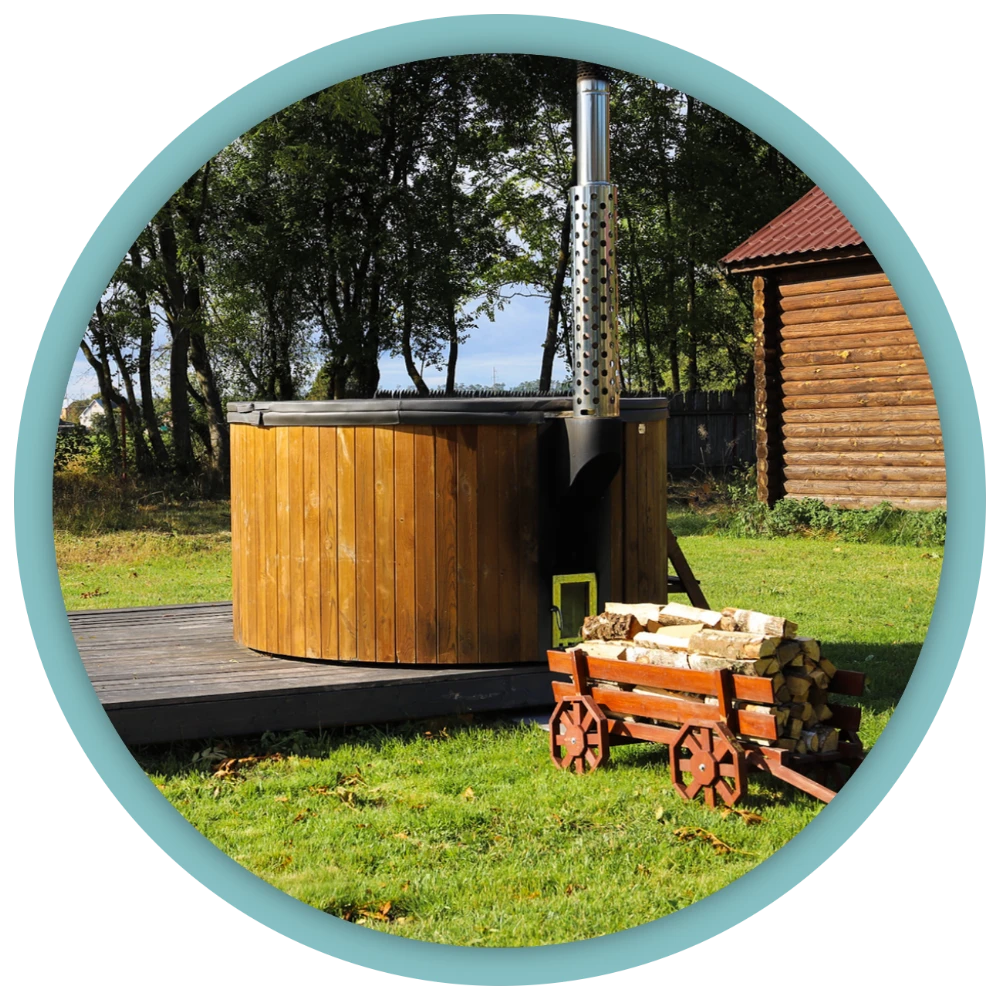 Купель в агроусадьбе "Старый Хутар"